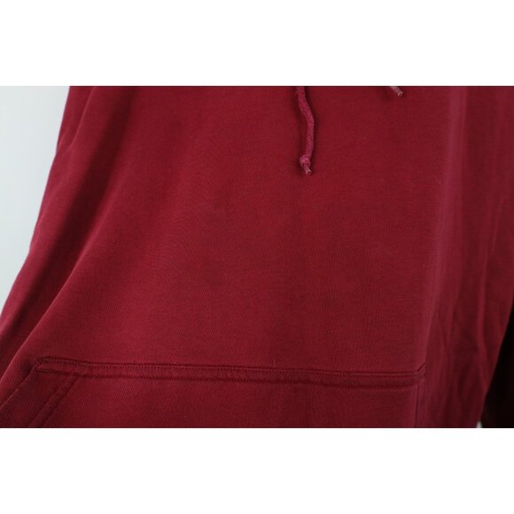 Vintage Y2K Adidas Mens 2XL Distressed Spell Out Center Logo Hoodie Sweatshirt - Picture 9 of 16